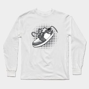 AJ 1 Vintage Stealth Grey Sneaker Long Sleeve T-Shirt